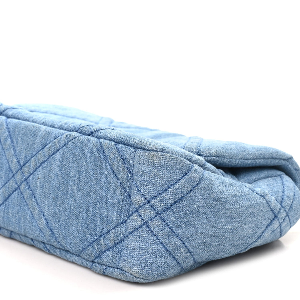 Denim Quilted Medium Chanel 19 Flap Blue