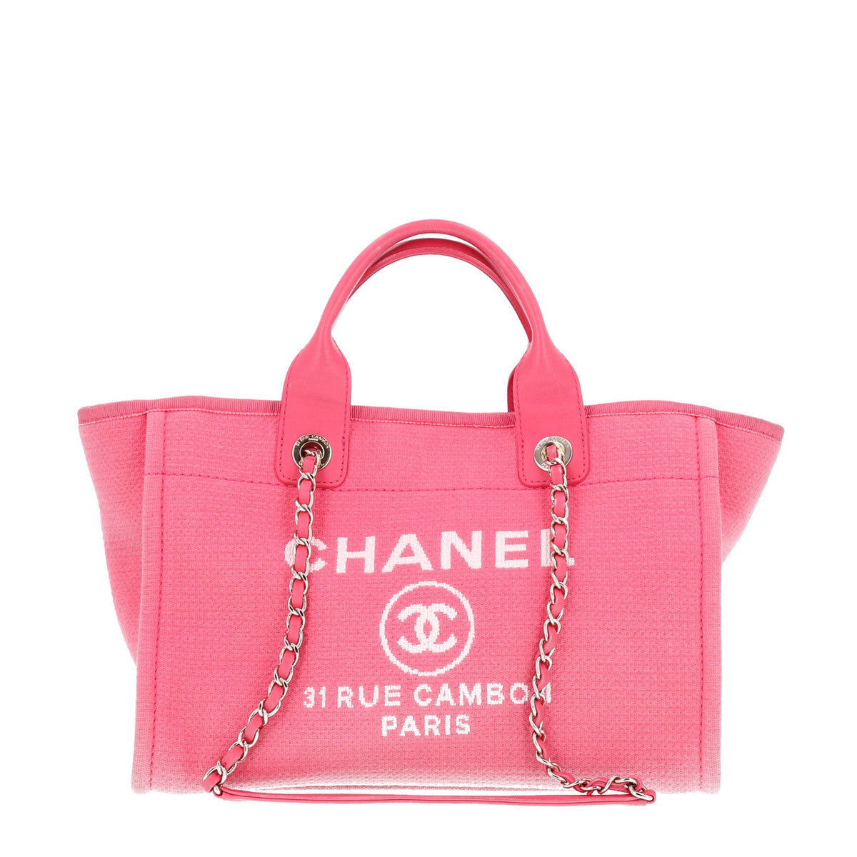 Mixed Fibers Small Deauville Tote Pink