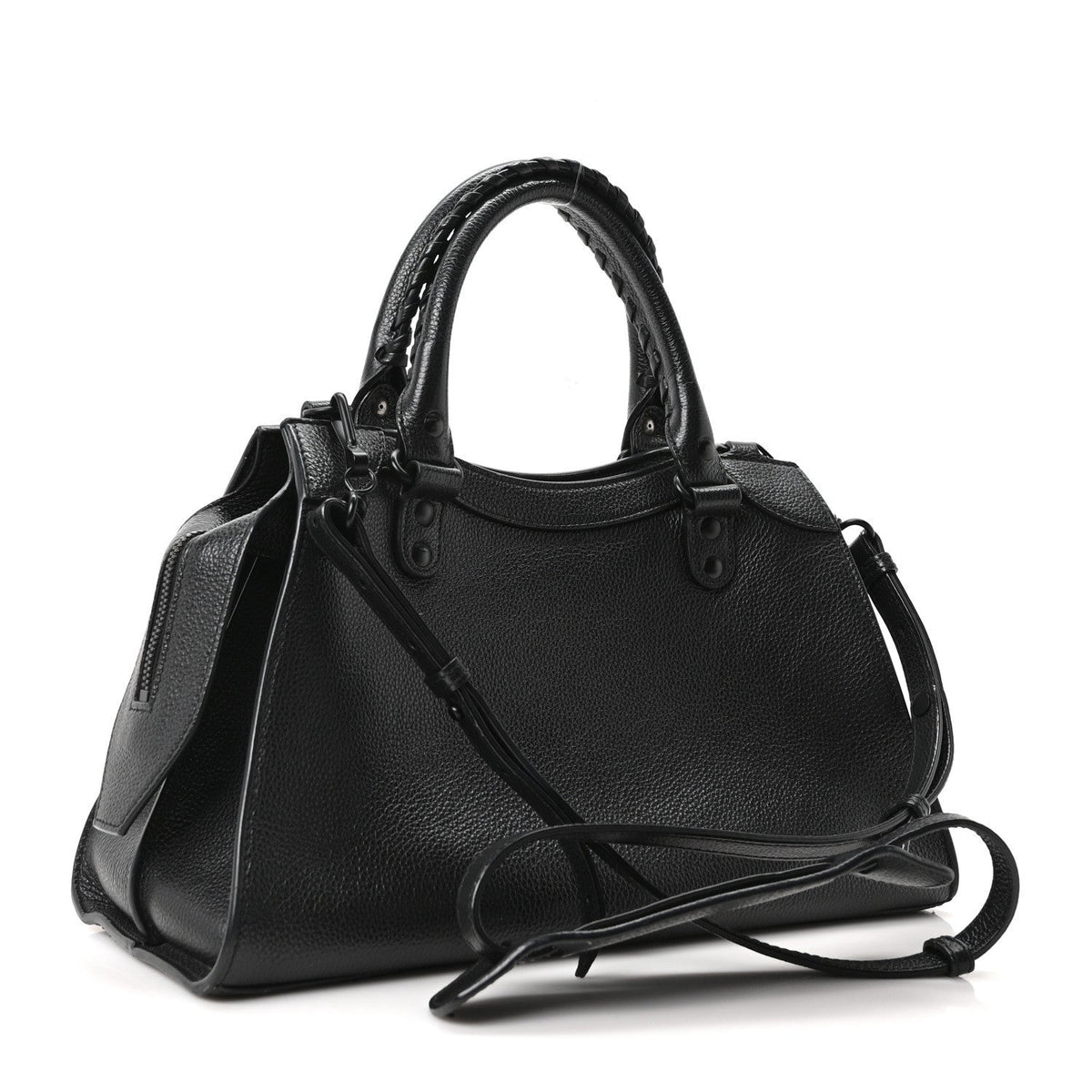 Grained Calfskin Neo Classic Black Hardware S City Black