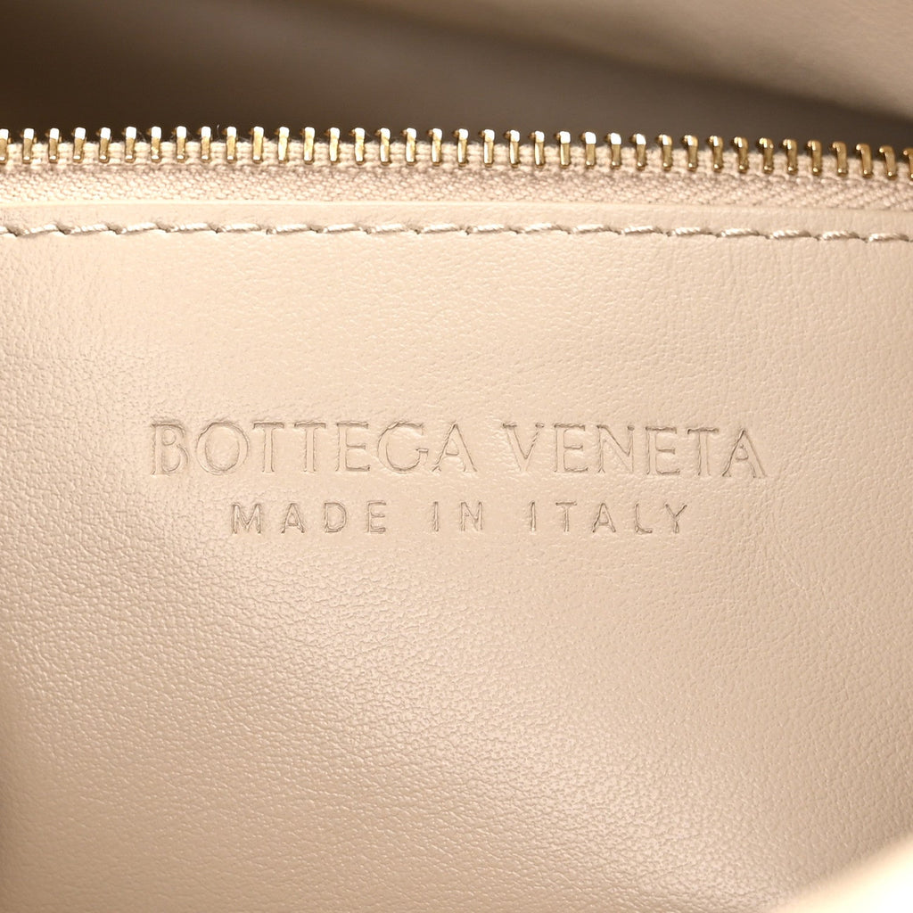 Suede Intrecciato Large Hop Ecru