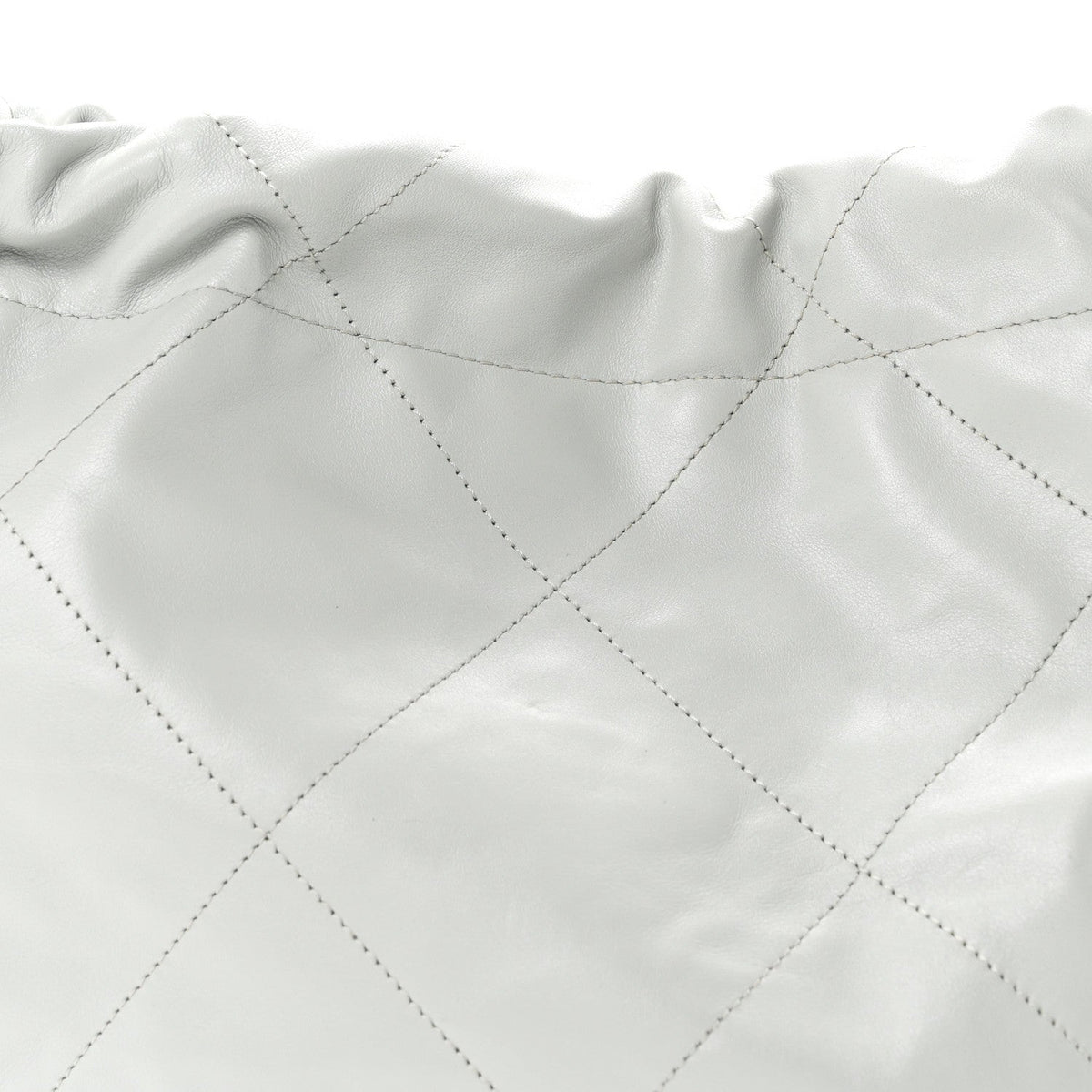 Shiny Calfskin Quilted Small Chanel 22 Light Blue