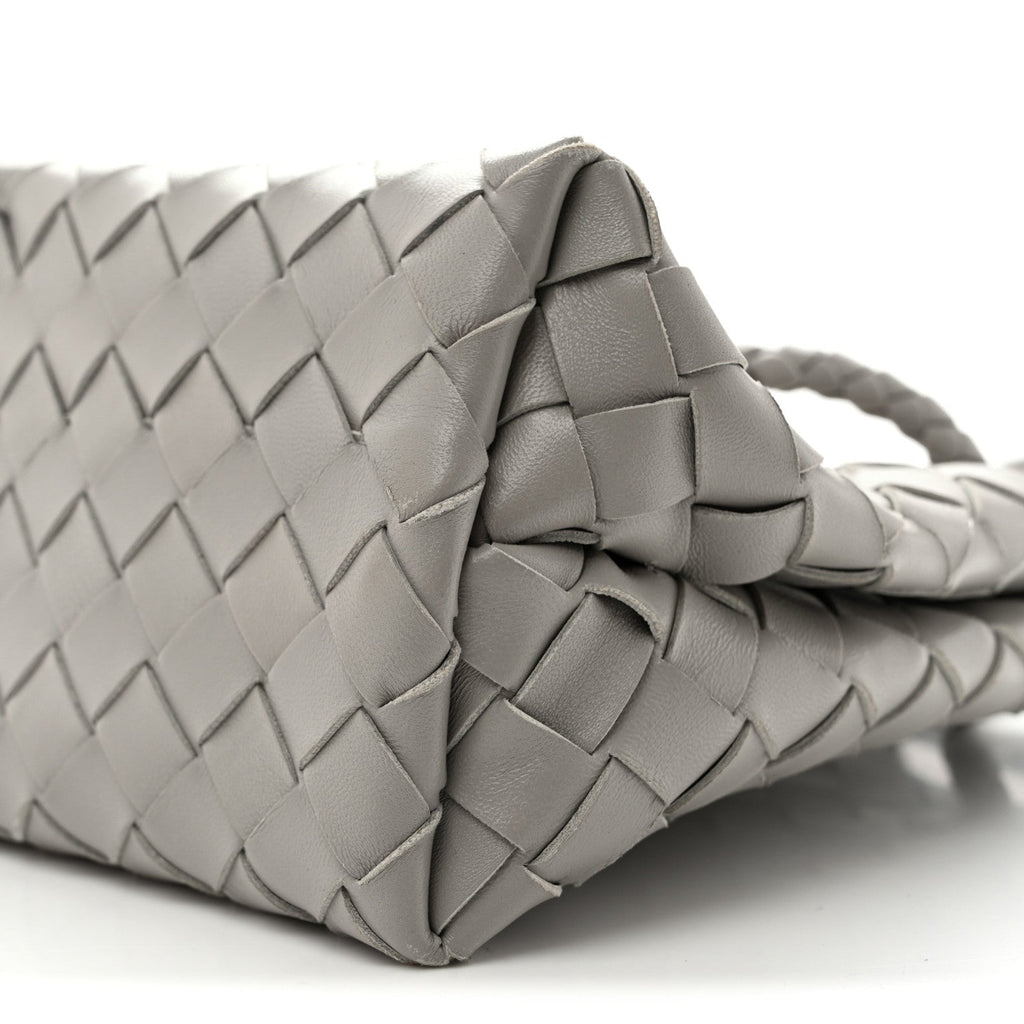 Nappa Intrecciato Small Andiamo Shoulder Bag Sterling
