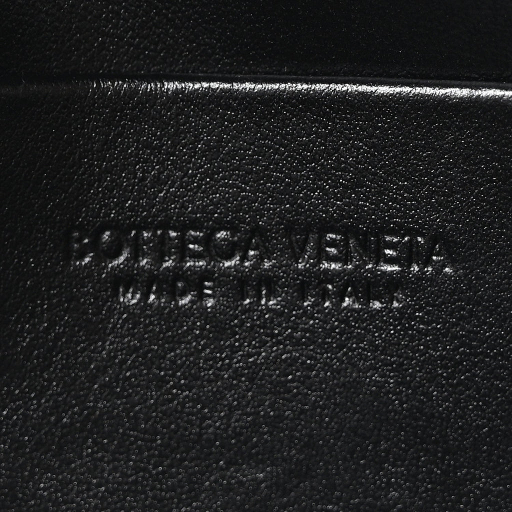 Calfskin Intrecciato Bang Bang Vanity Case Black