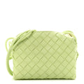 Nappa Intrecciato Mini Loop Camera Bag Fennel
