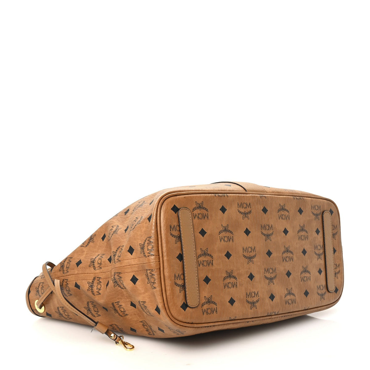 Visetos Medium Liz Reversible Shopper Tote Cognac