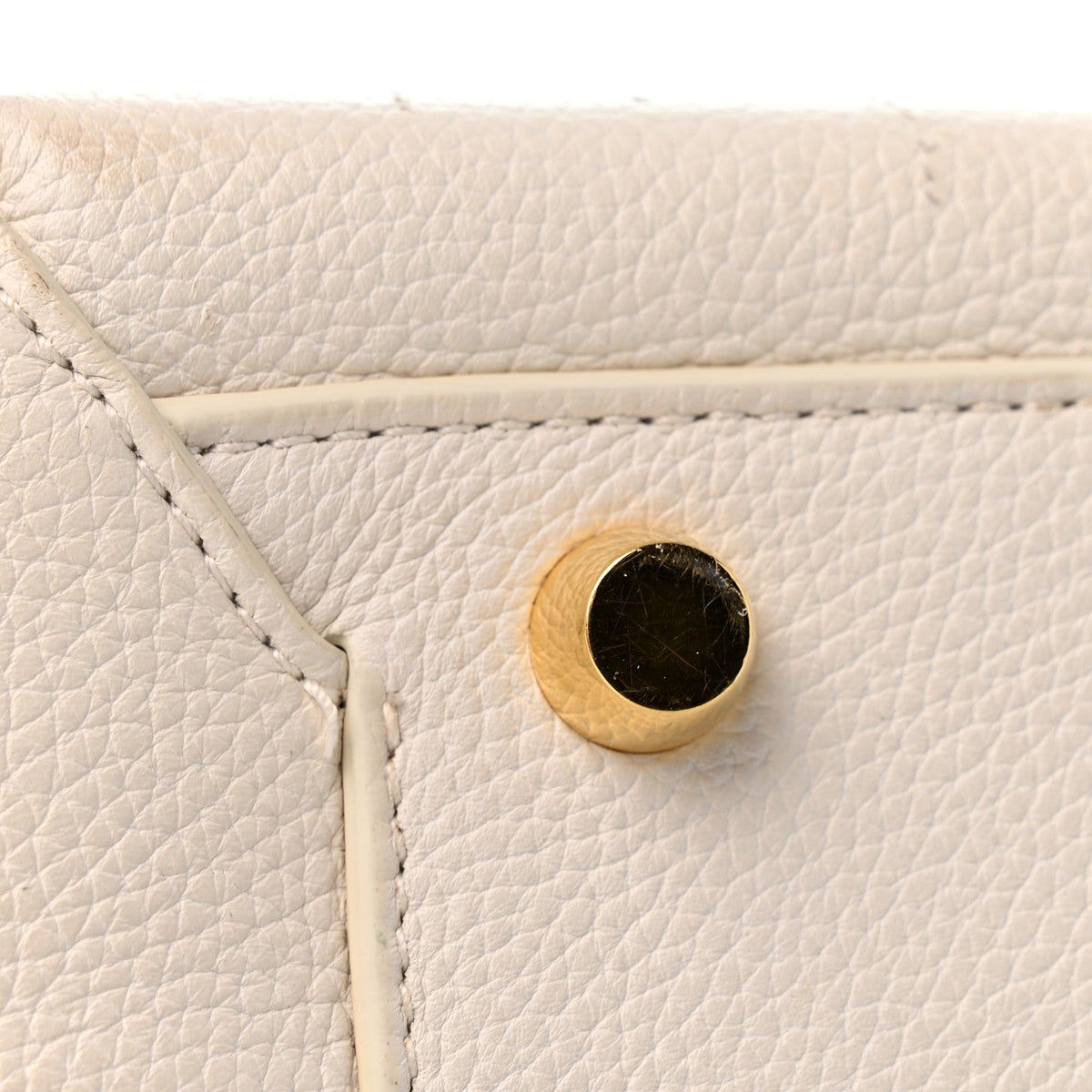 French Calfskin Maxi Intrecciato Medium Arco Bianco