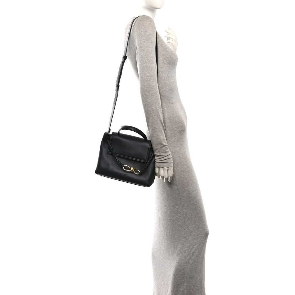 Silky Calfskin Small Ciao Ciao Black