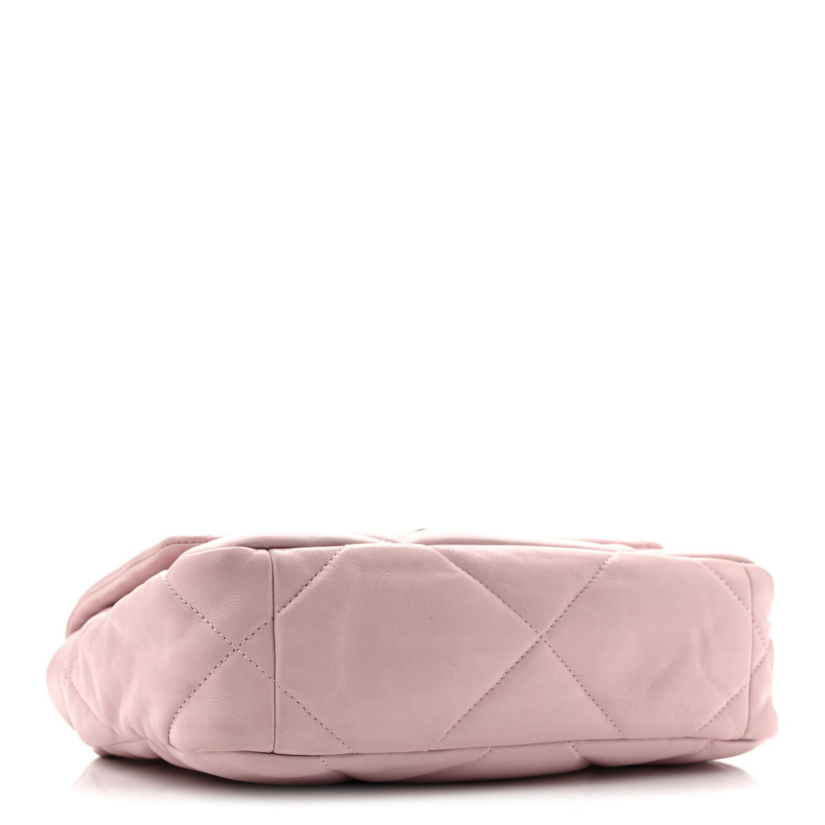 Lambskin Quilted Medium Chanel 19 Flap Light Pink