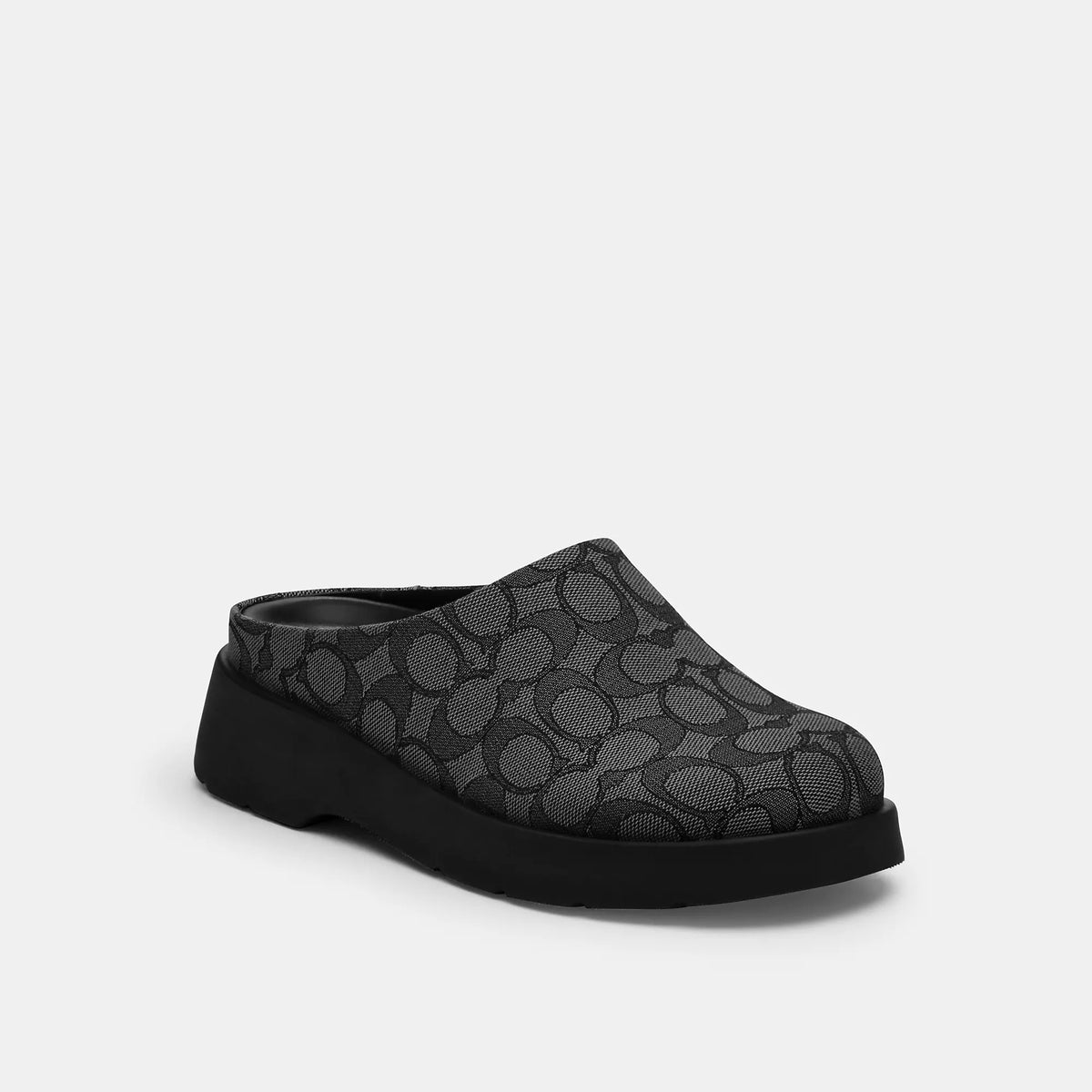 Coach Outlet Link Mule In Signature Jacquard