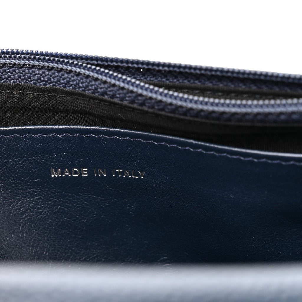 Caviar Half Moon Wallet On Chain WOC Navy