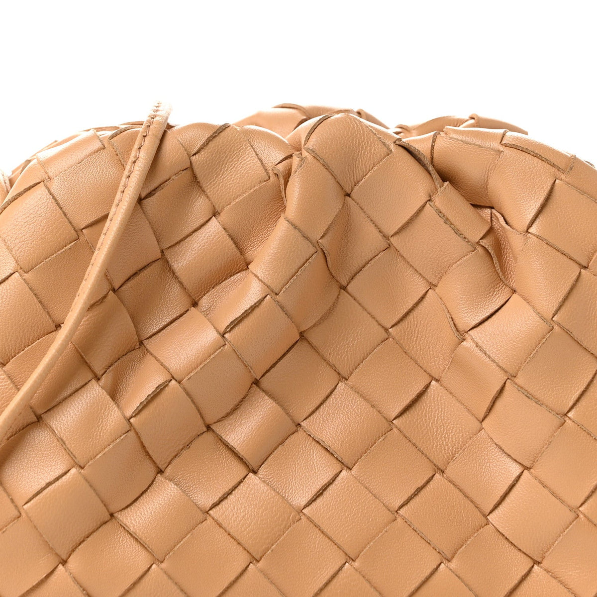 Nappa Intrecciato The Mini Pouch Almond