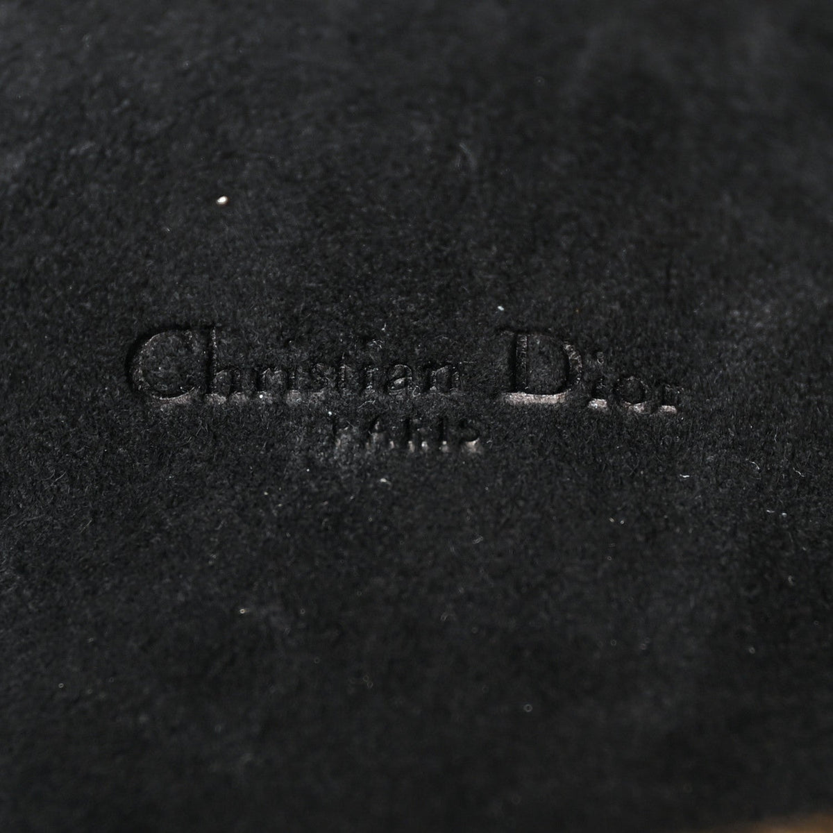 Grained Calfskin Caro Double Pouch Black