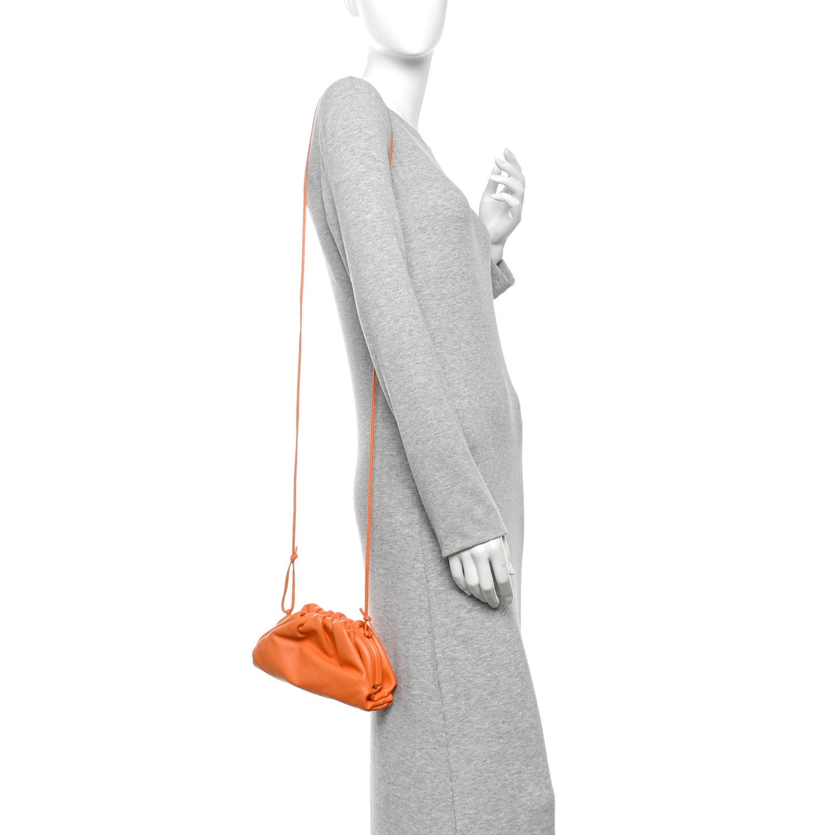 Butter Calfskin The Mini Pouch Light Orange