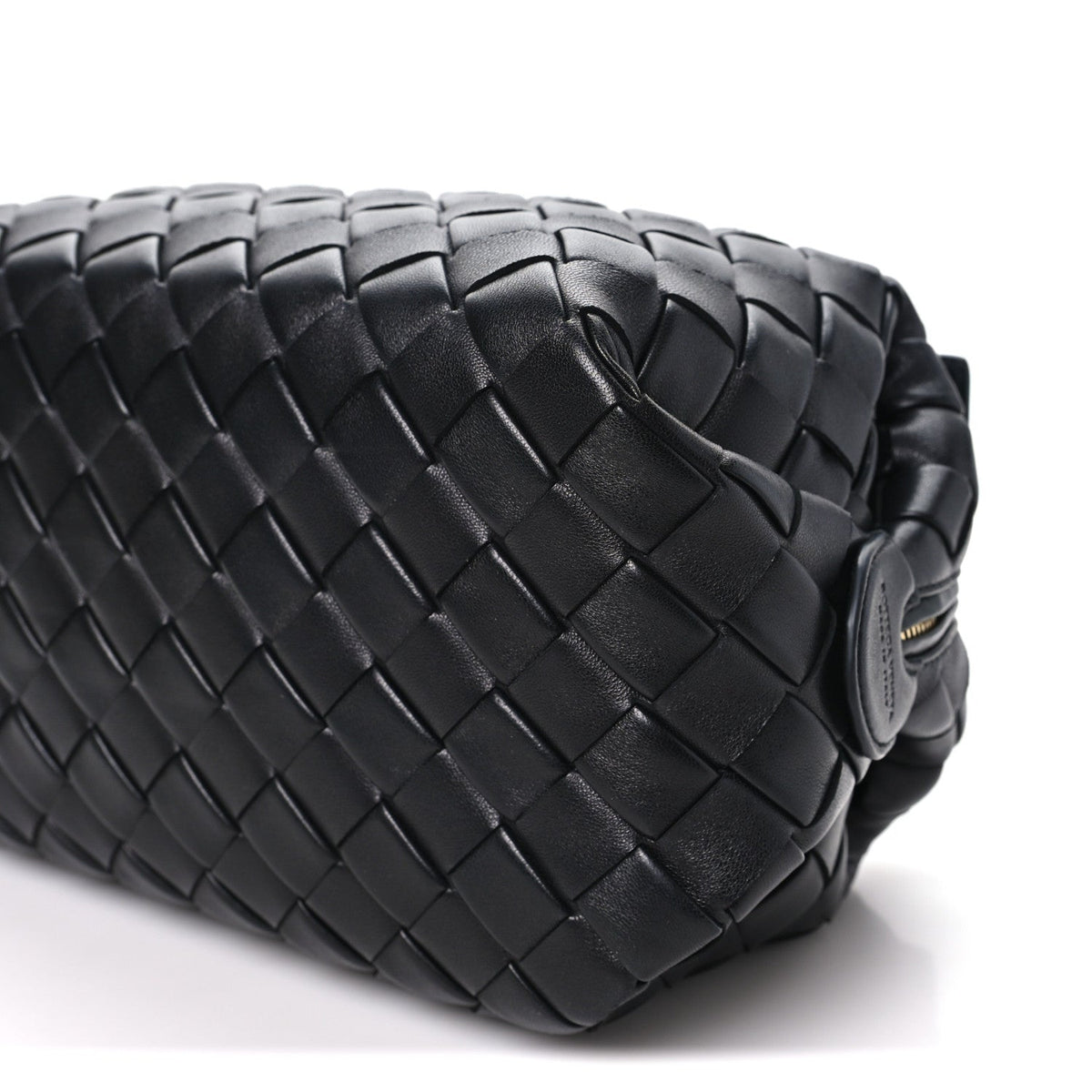 Nappa Intrecciato Gioco Top Handle Bag Black