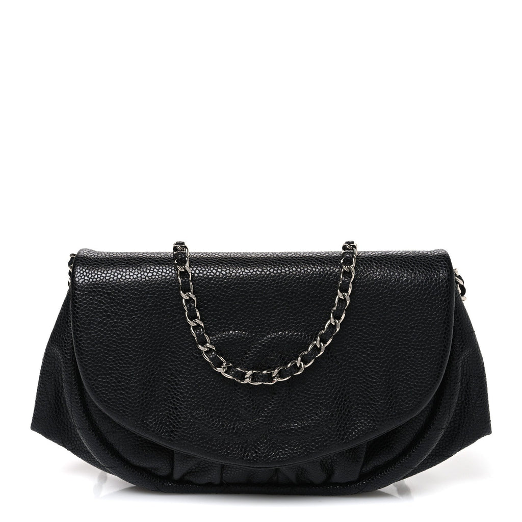 Caviar Half Moon Wallet On Chain WOC Black