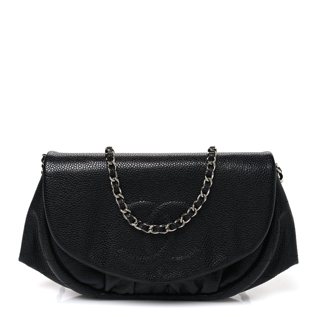 Caviar Half Moon Wallet On Chain WOC Black