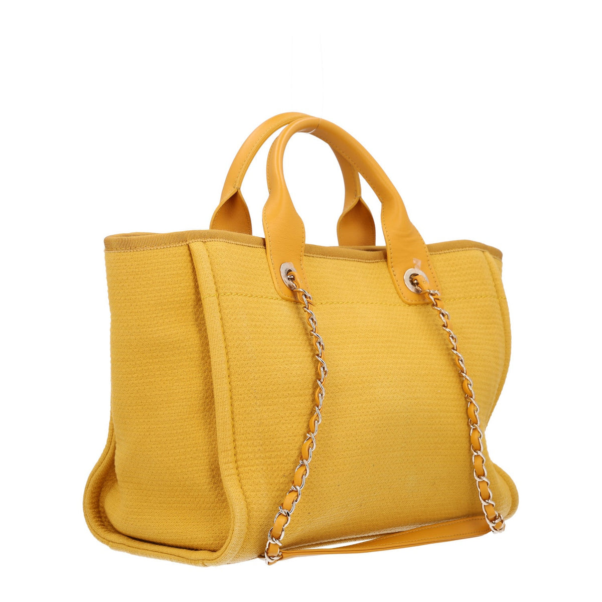 Mixed Fibers Small Deauville Tote Yellow