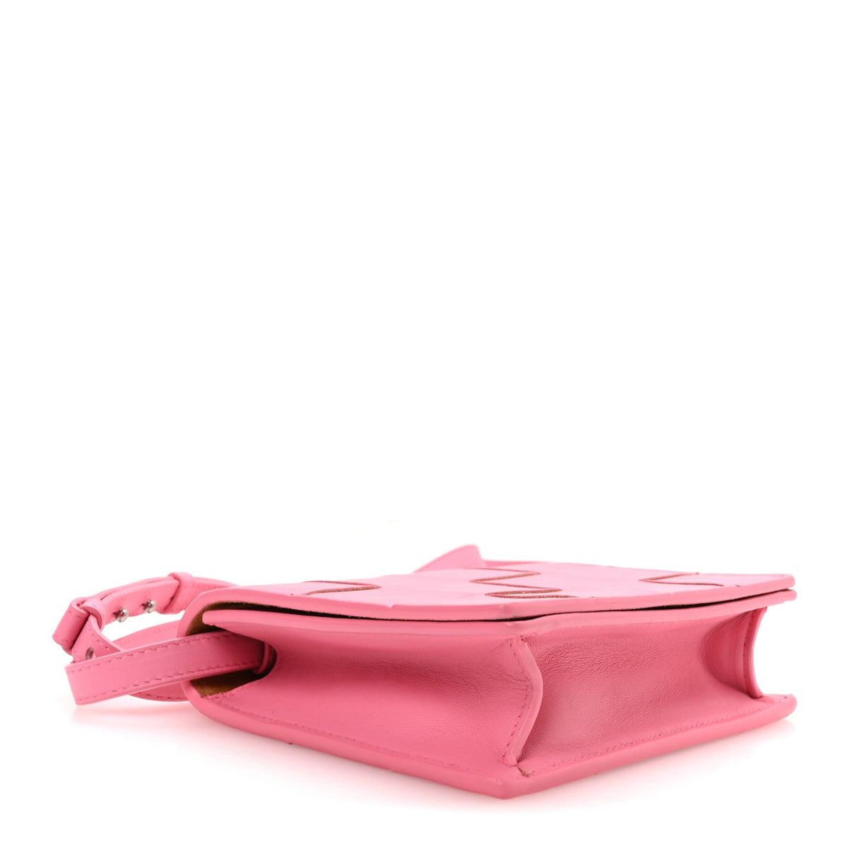 Lambskin Maxi Intrecciato Mini Cassette Crossbody Bag Pink