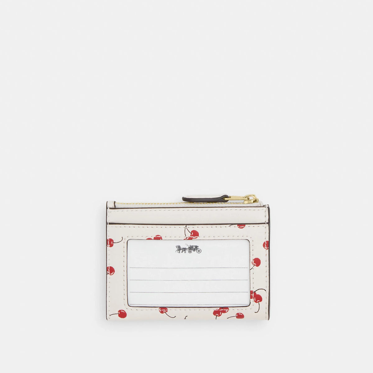 Coach Outlet Mini Skinny Id Case With Cherry Print