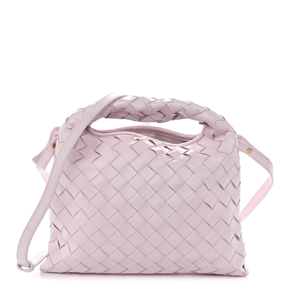 Calfskin Intrecciato Mini Hop Bliss Washed
