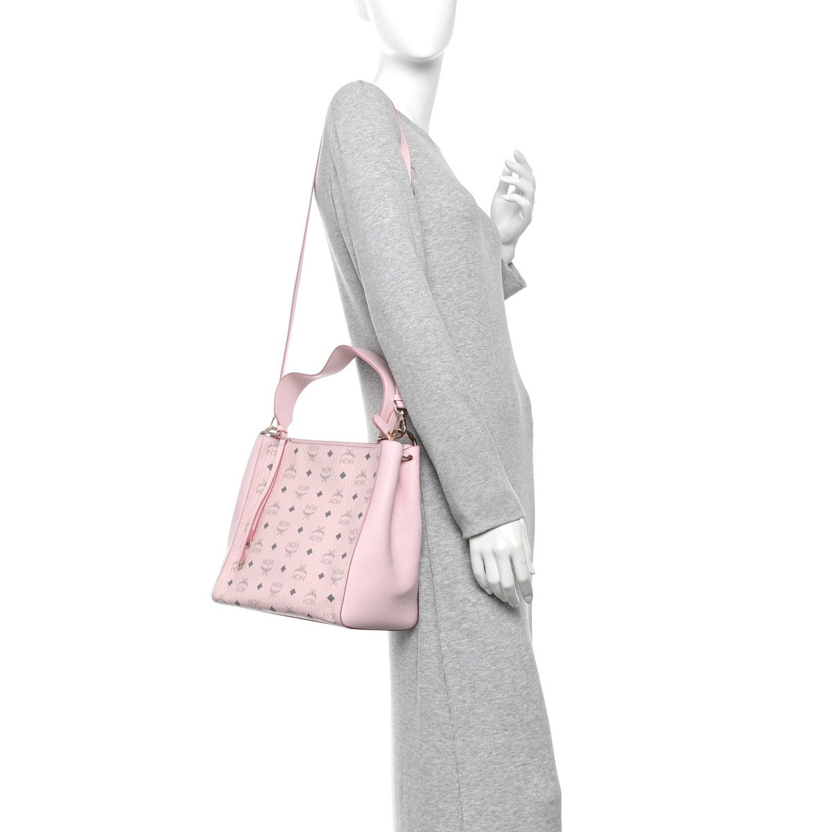 Visetos Medium Aren Hobo Powder Pink