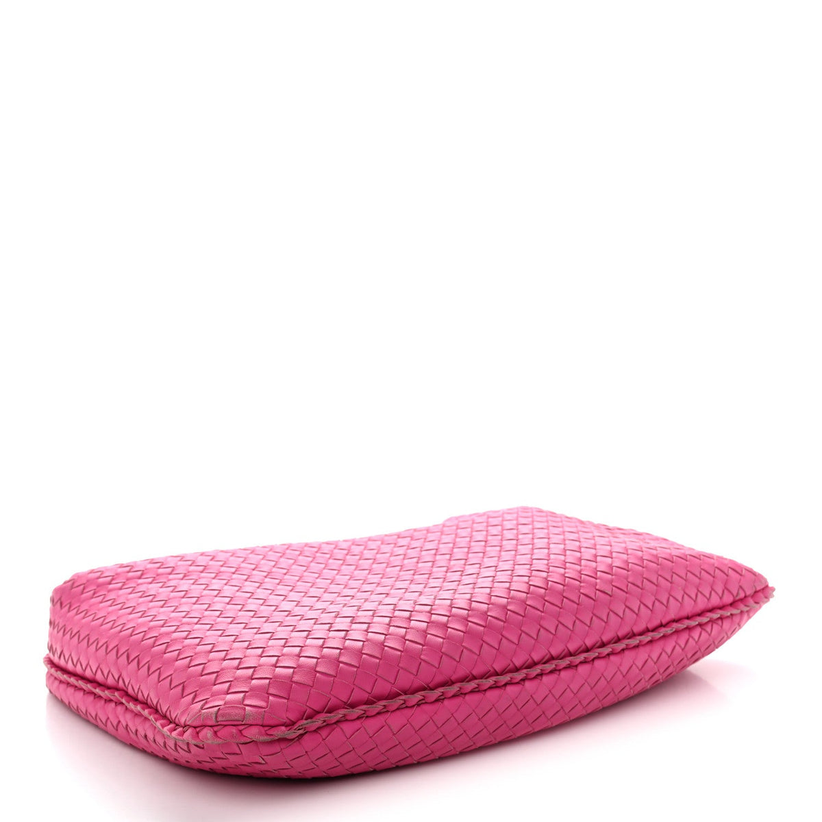 Nappa Intrecciato Medium Veneta Hobo Rosa Shock