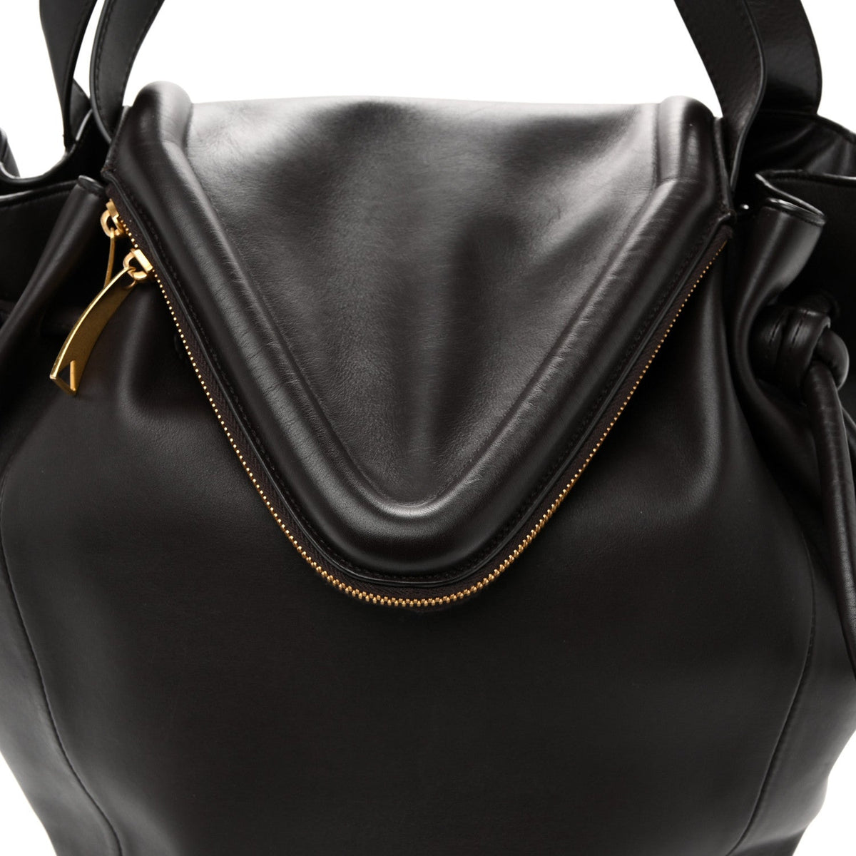 Calfskin Large Beak Tote Fondant