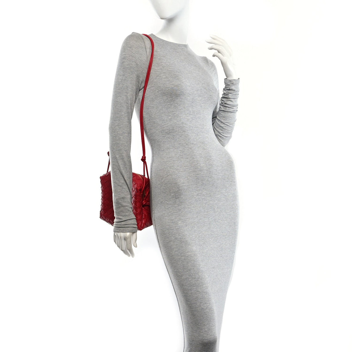 Nappa Intrecciato Small Loop Camera Bag Apple Candy