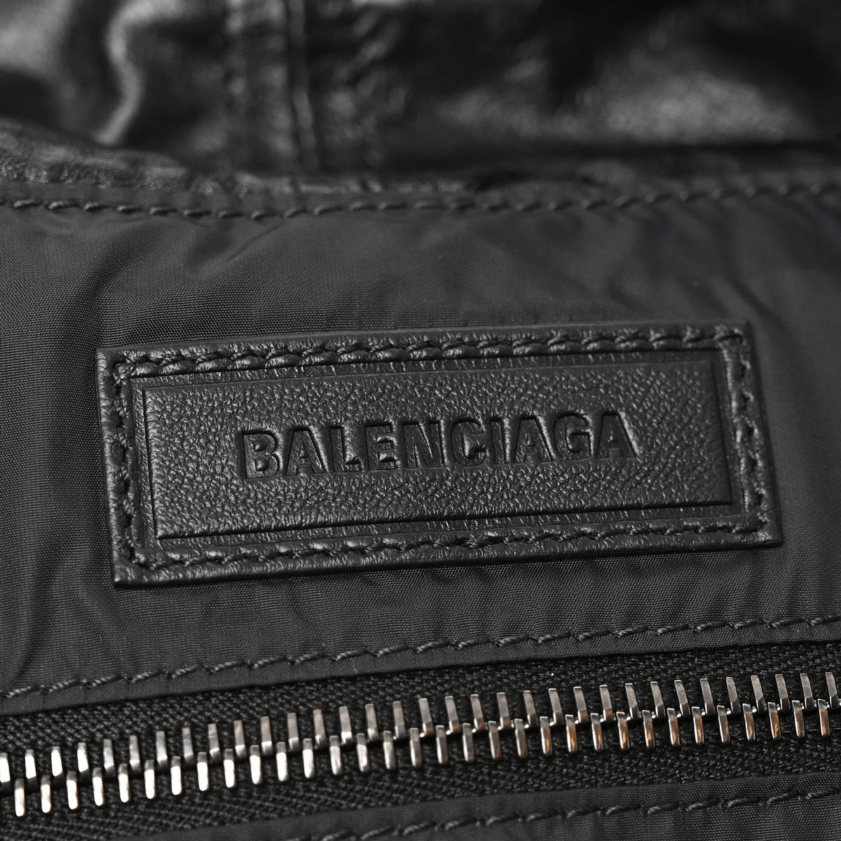Calfskin Medium Cargo Tote  Black