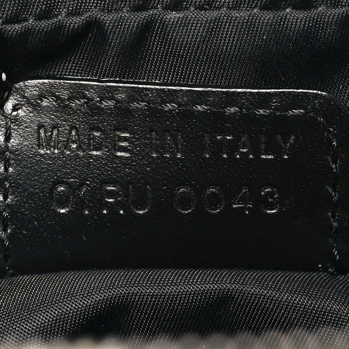 Monogram Messenger Black