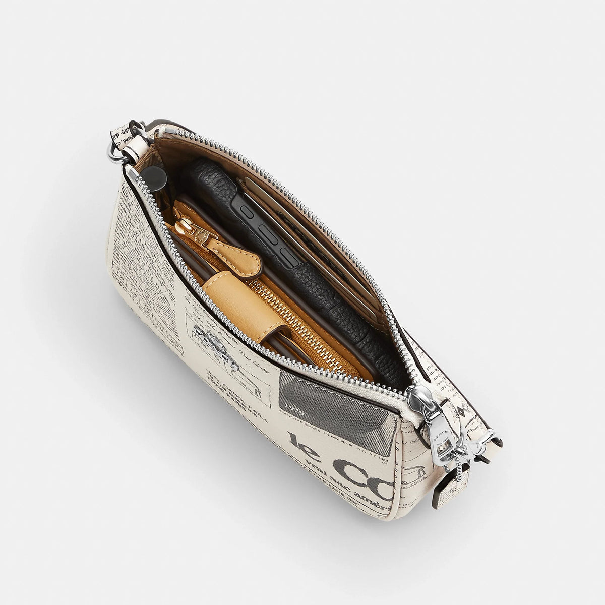 Coach Outlet Nolita 19 With Newspaper Print