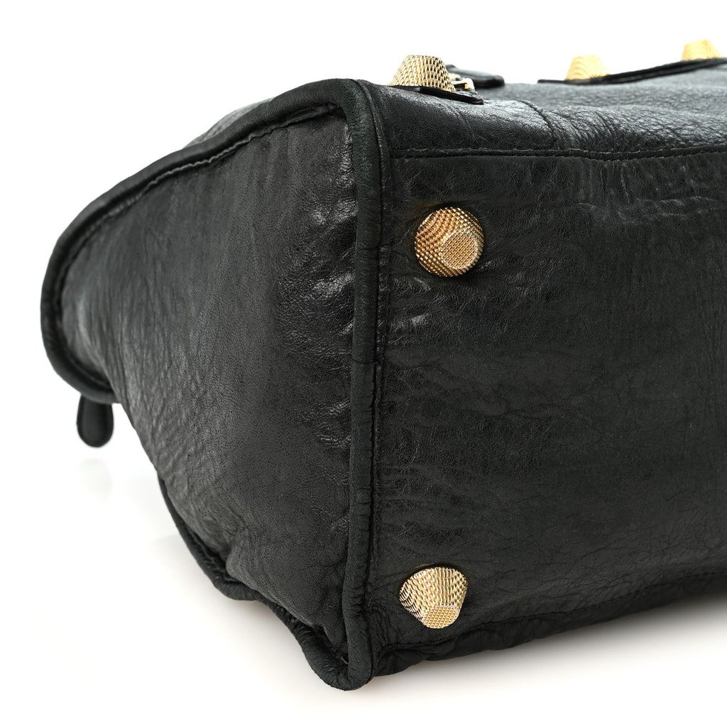 Agneau Giant 21 Gold Hardware Work Black