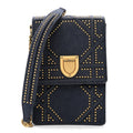 Denim Studded Vertical Diorama Blue