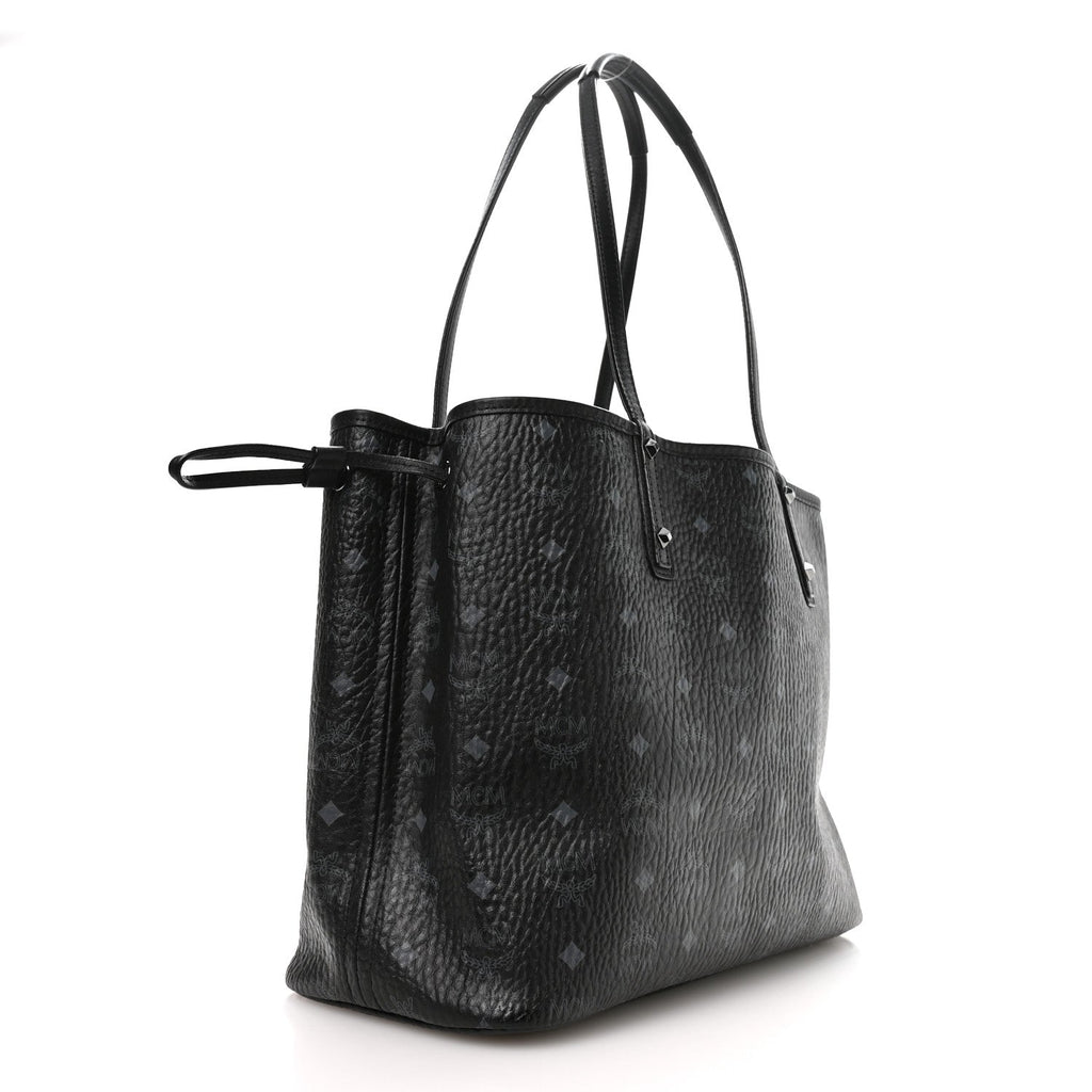 Visetos Medium Project Reversible Shopper Tote Black