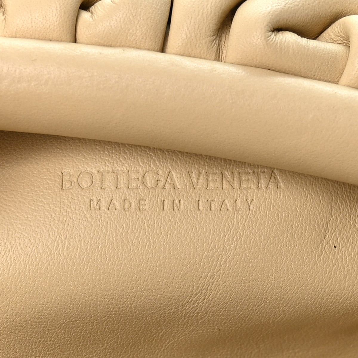 Butter Calfskin The Mini Pouch Tapioca