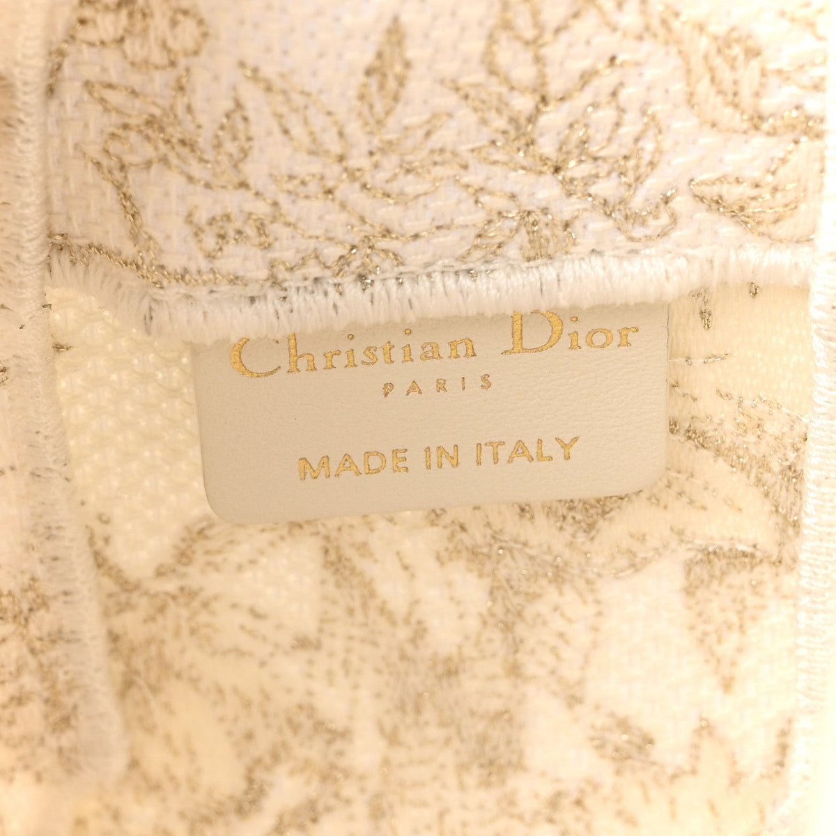 Canvas Embroidered Toile De Jouy Small Diorcamp Messenger White Gold