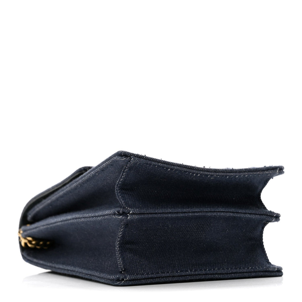 Denim Studded Vertical Diorama Blue