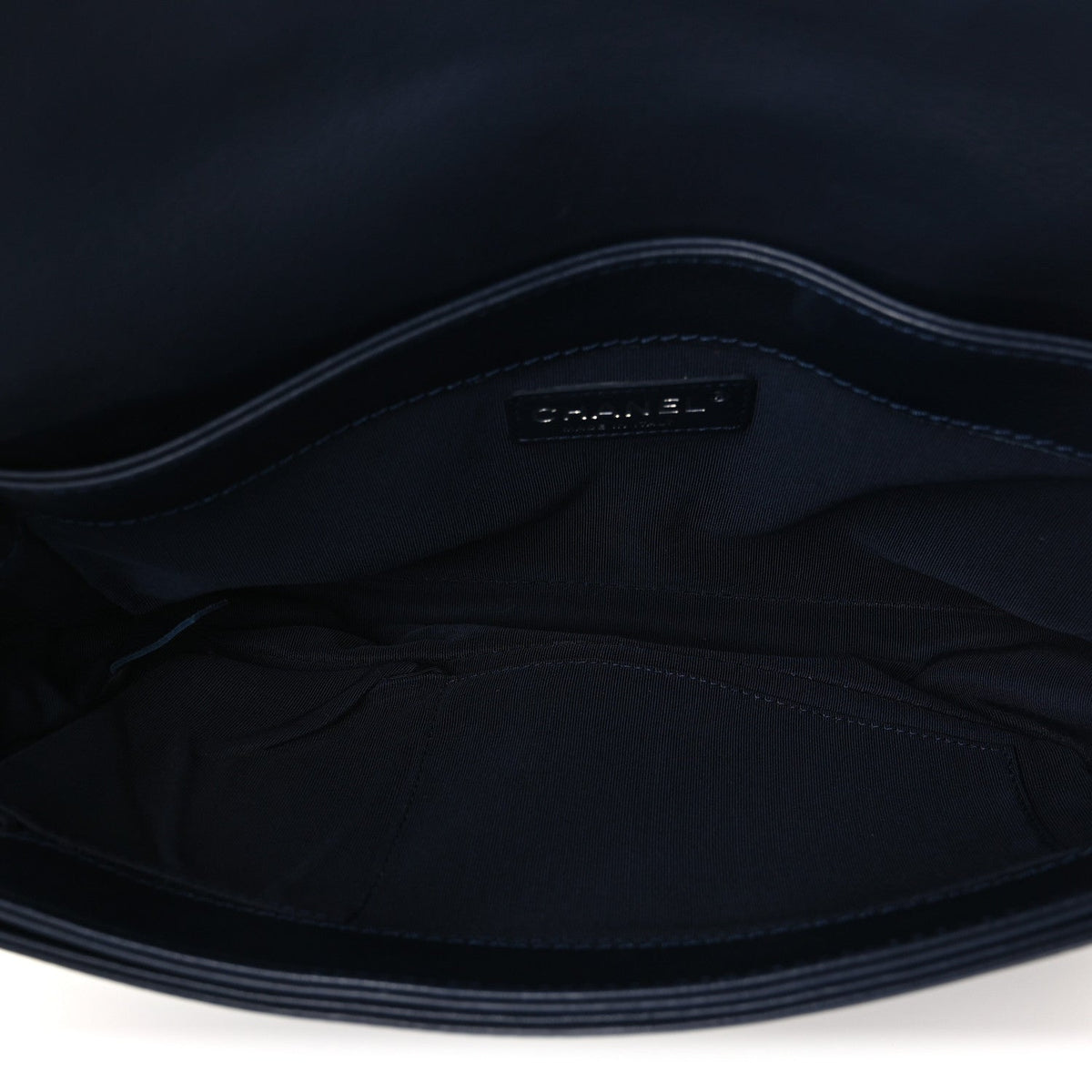 Calfskin New Medium Boy Reverso Flap Navy