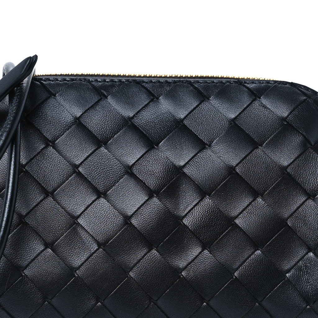 Nappa Intrecciato Concert Pouch Black