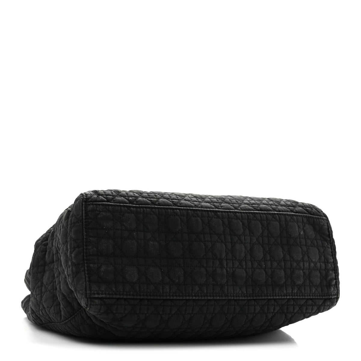 Nylon Cannage Large Lady Dior Black