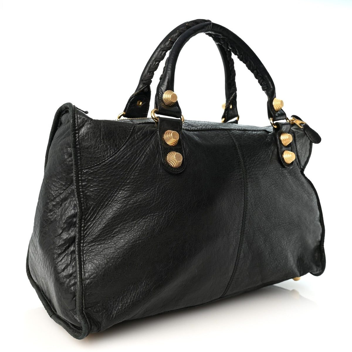 Agneau Giant 21 Gold Hardware Work Black