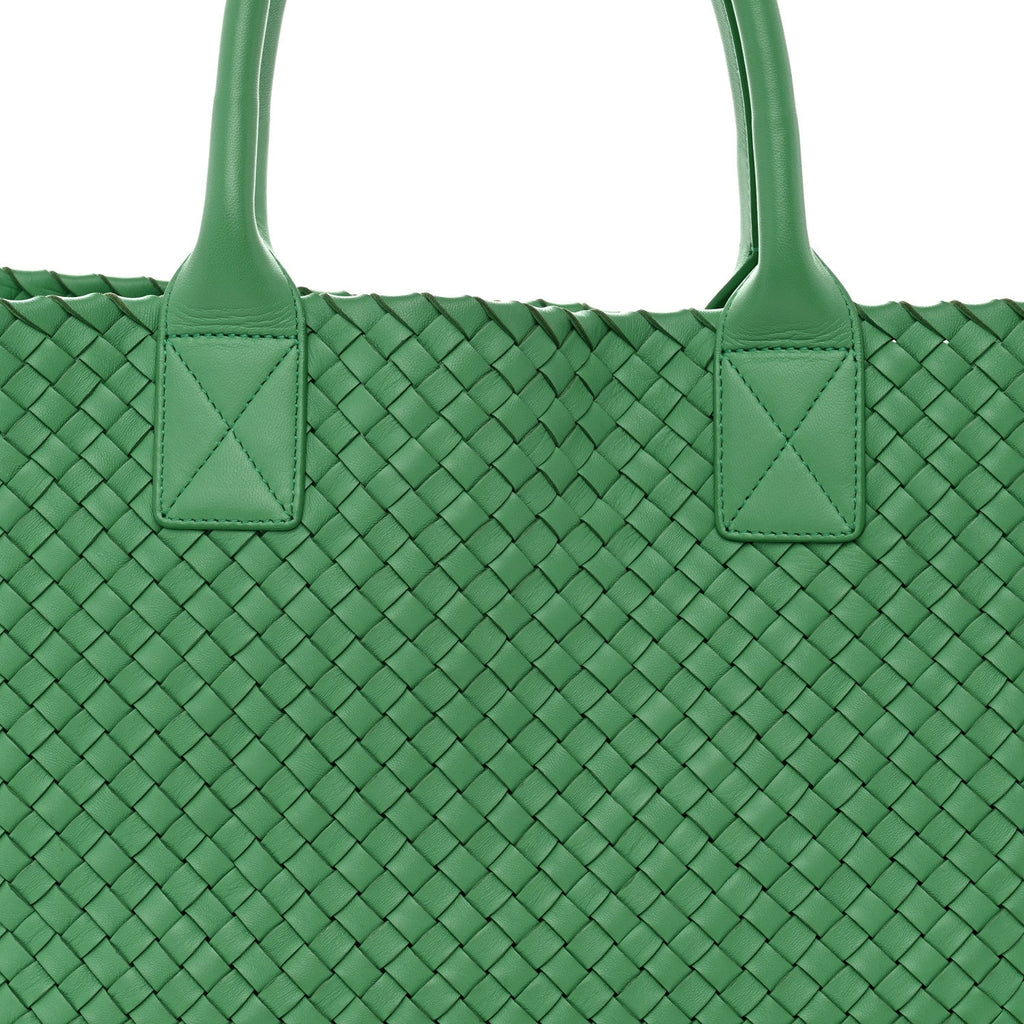 Nappa Intrecciato Medium Cabat Green
