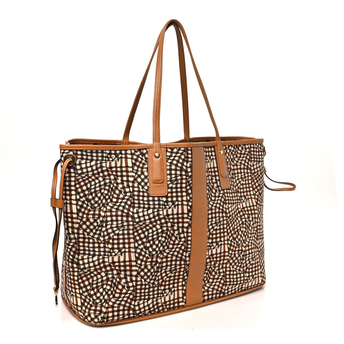 Visetos Medium Liz Reversible Shopper Tote Cognac