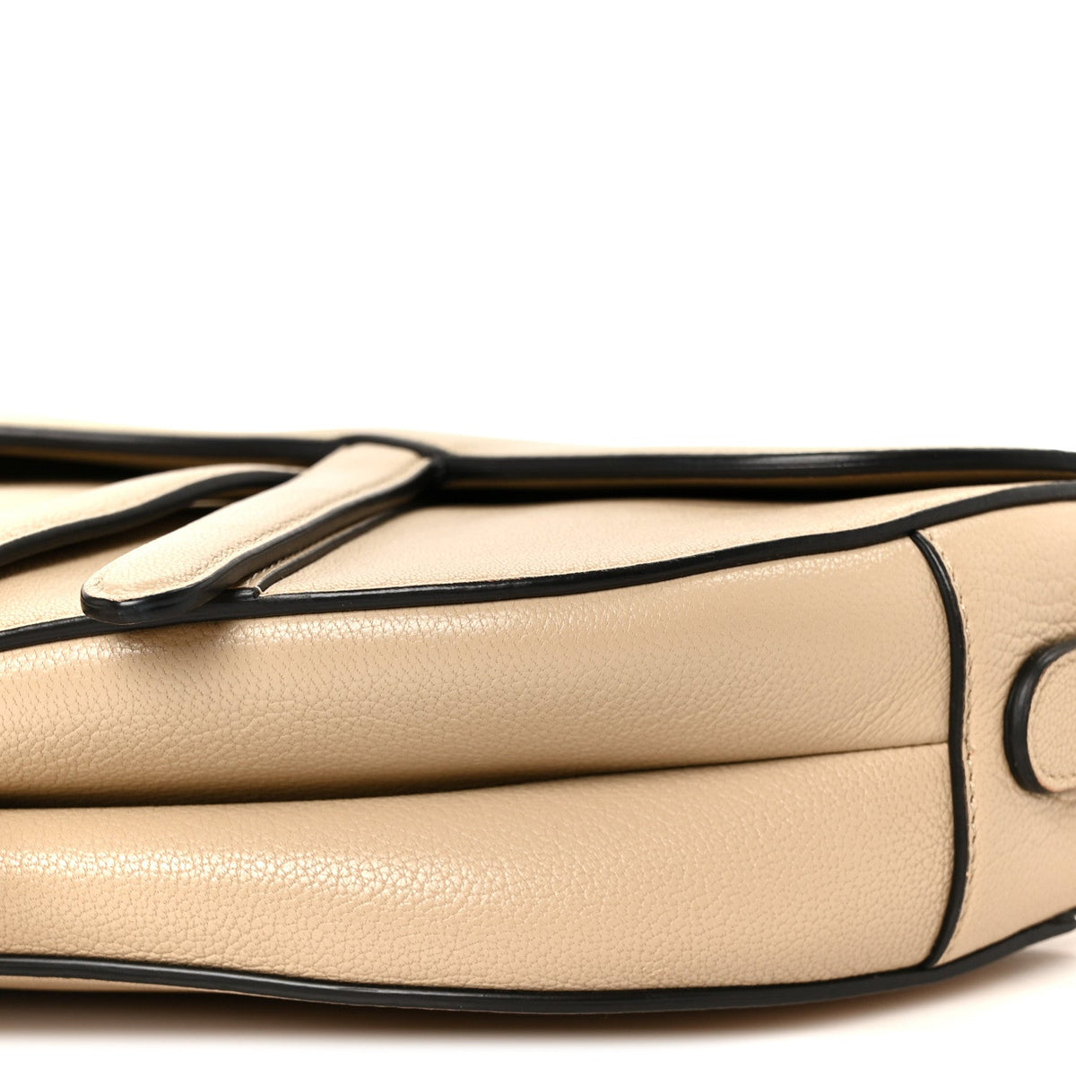 Grained Calfskin Saddle Bag Sable