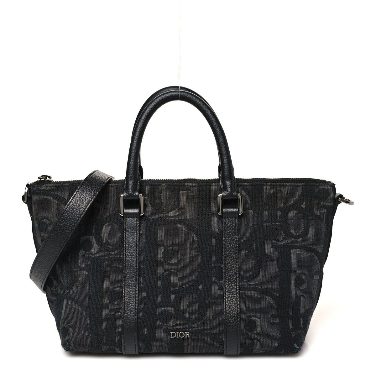 Maxi Oblique Jacquard Weekender 25 Black