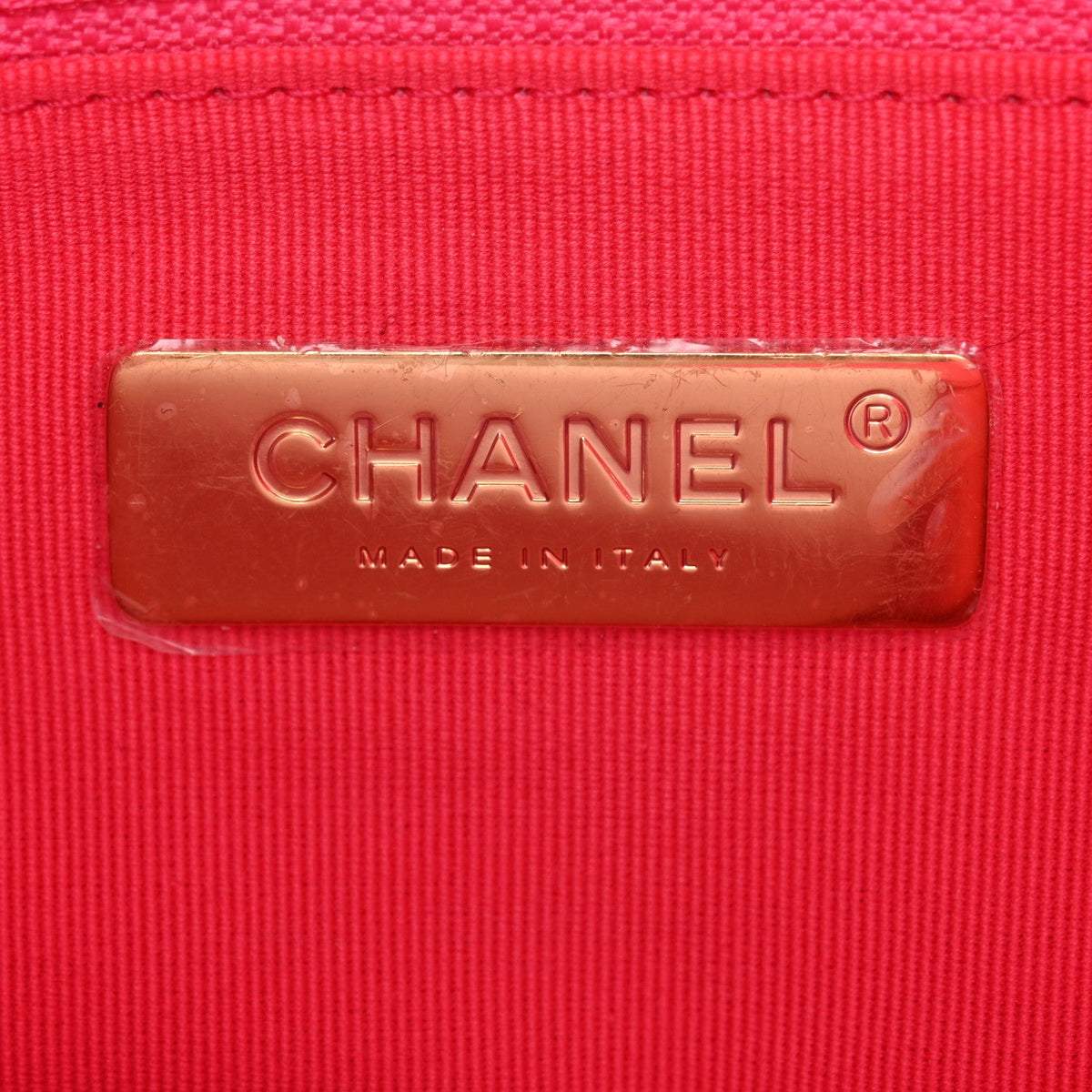Lambskin Quilted Chanel 19 Hobo Fuchsia
