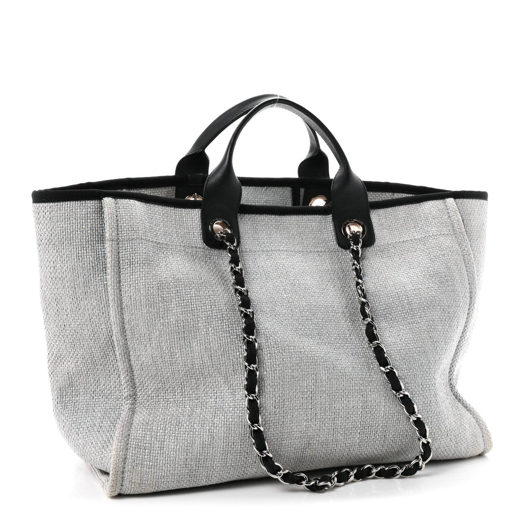 Canvas Deauville Large Tote Grey
