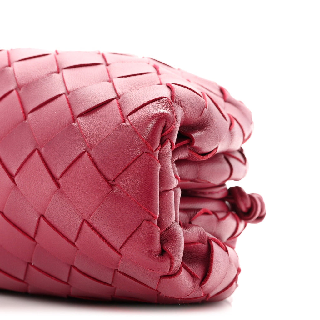 Nappa Intrecciato The Mini Pouch Bordeaux