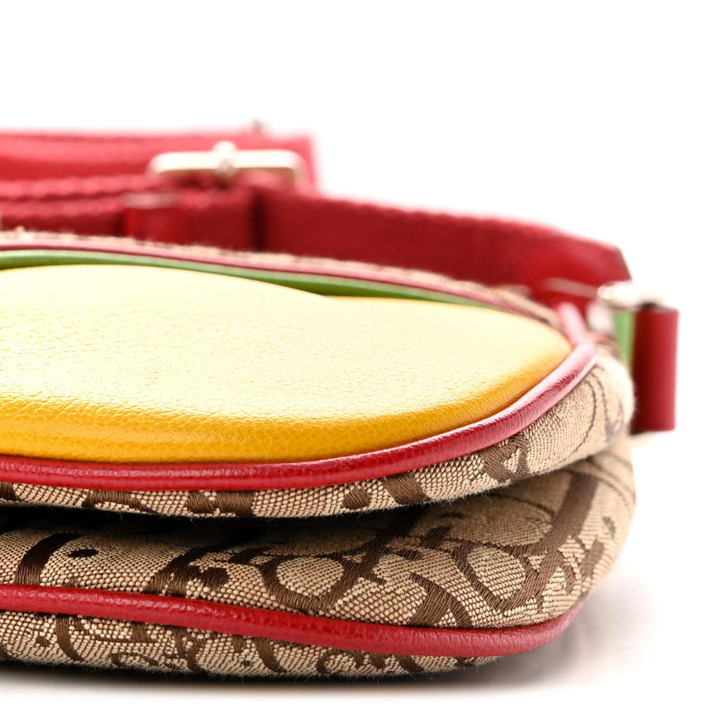 Monogram Rasta Double Saddle Beige Saddle Beige
