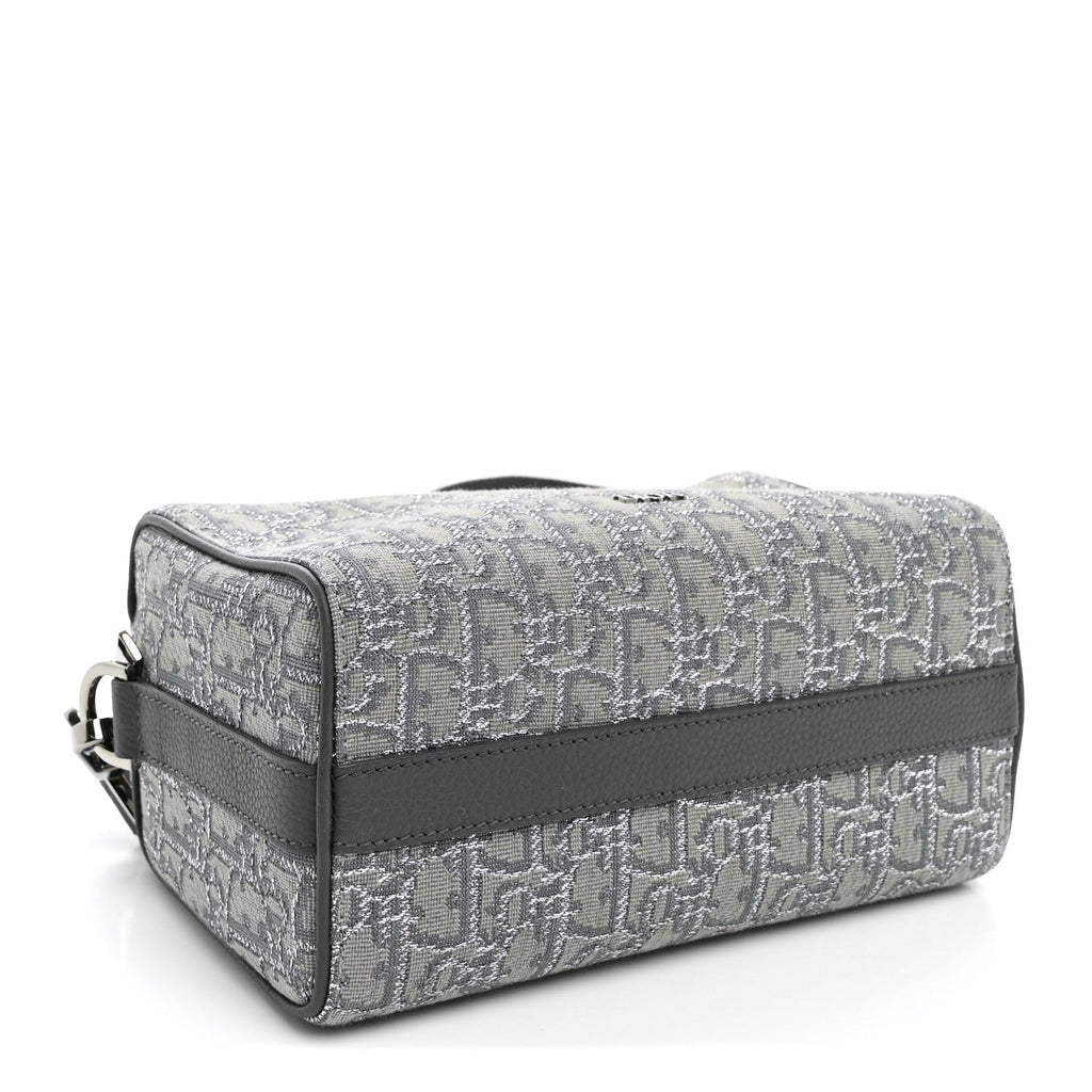 Oblique Jacquard Lingot 22 Bag Silver